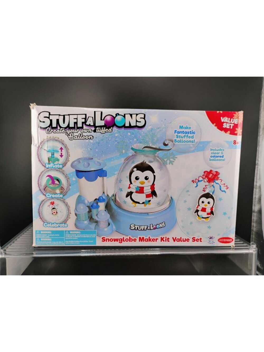 Stuffaloons Snowglobe Maker Kit Penguin Set For Ages 8+